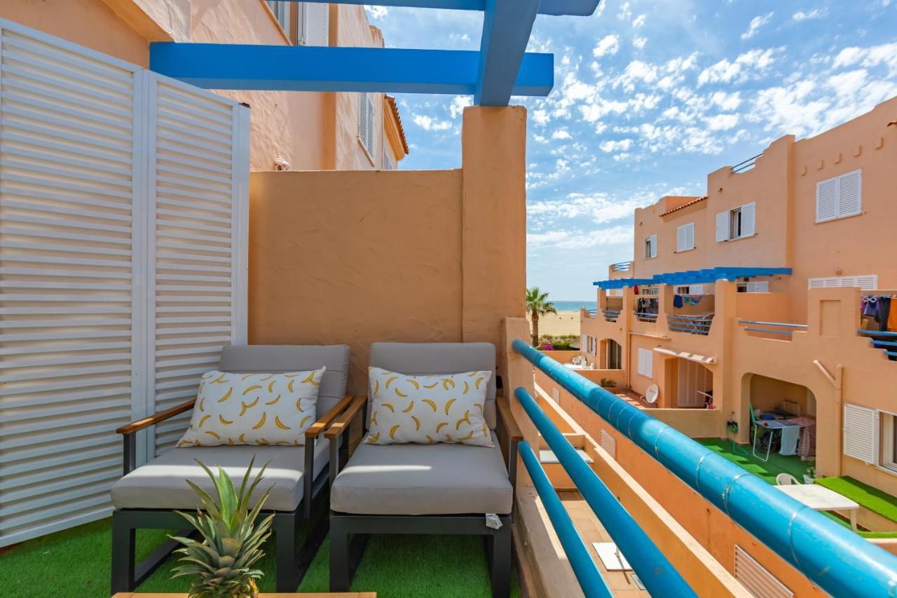 Beachfront, Pool, Terrace, Garage & Fibre Internet Tarifa Ngoại thất bức ảnh